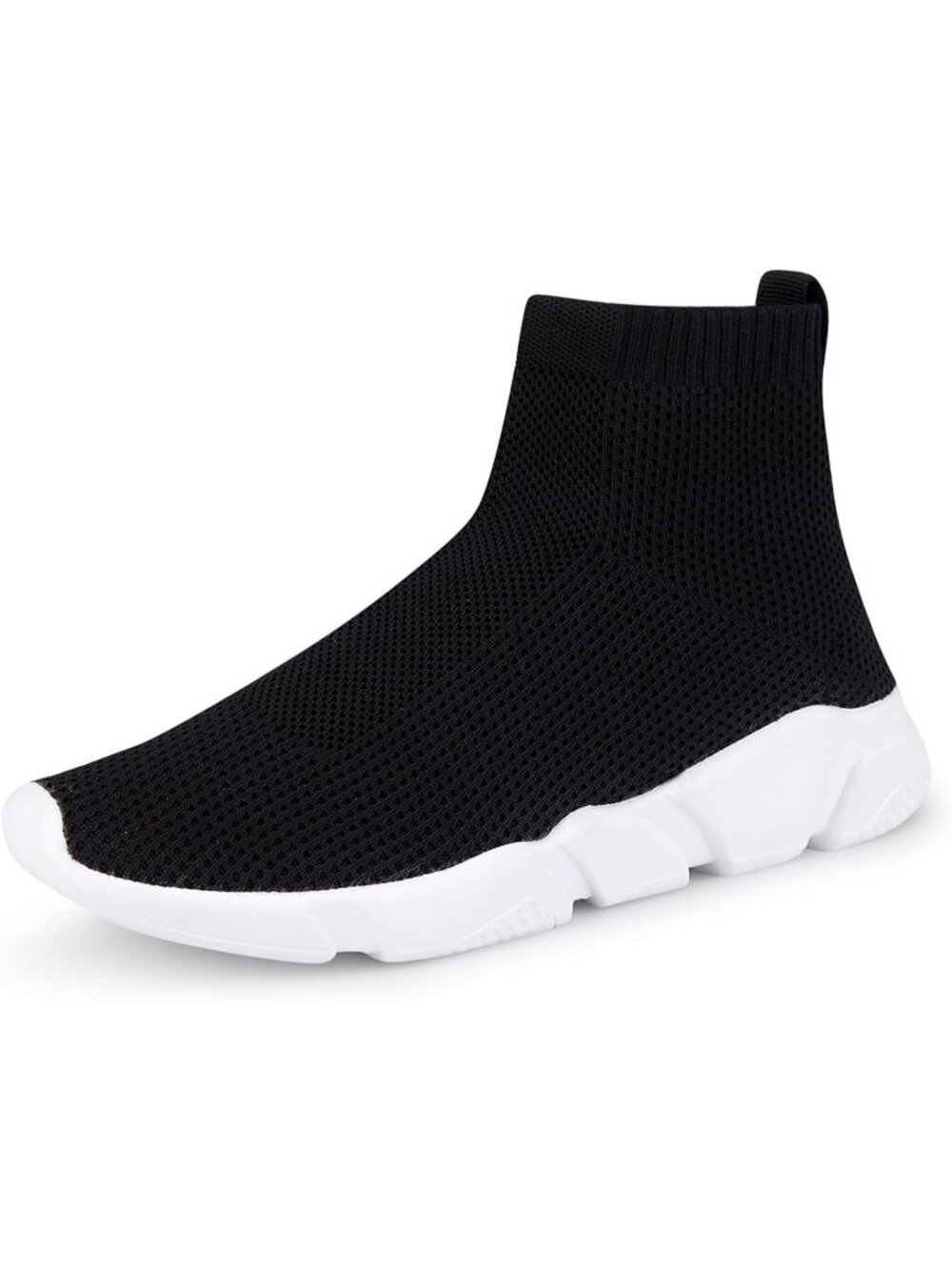 🆕Men Black White Mesh Running Comfortable Lightweight Breathable Walking Shoes